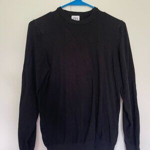 Black Zara Crewneck Sweater Size S